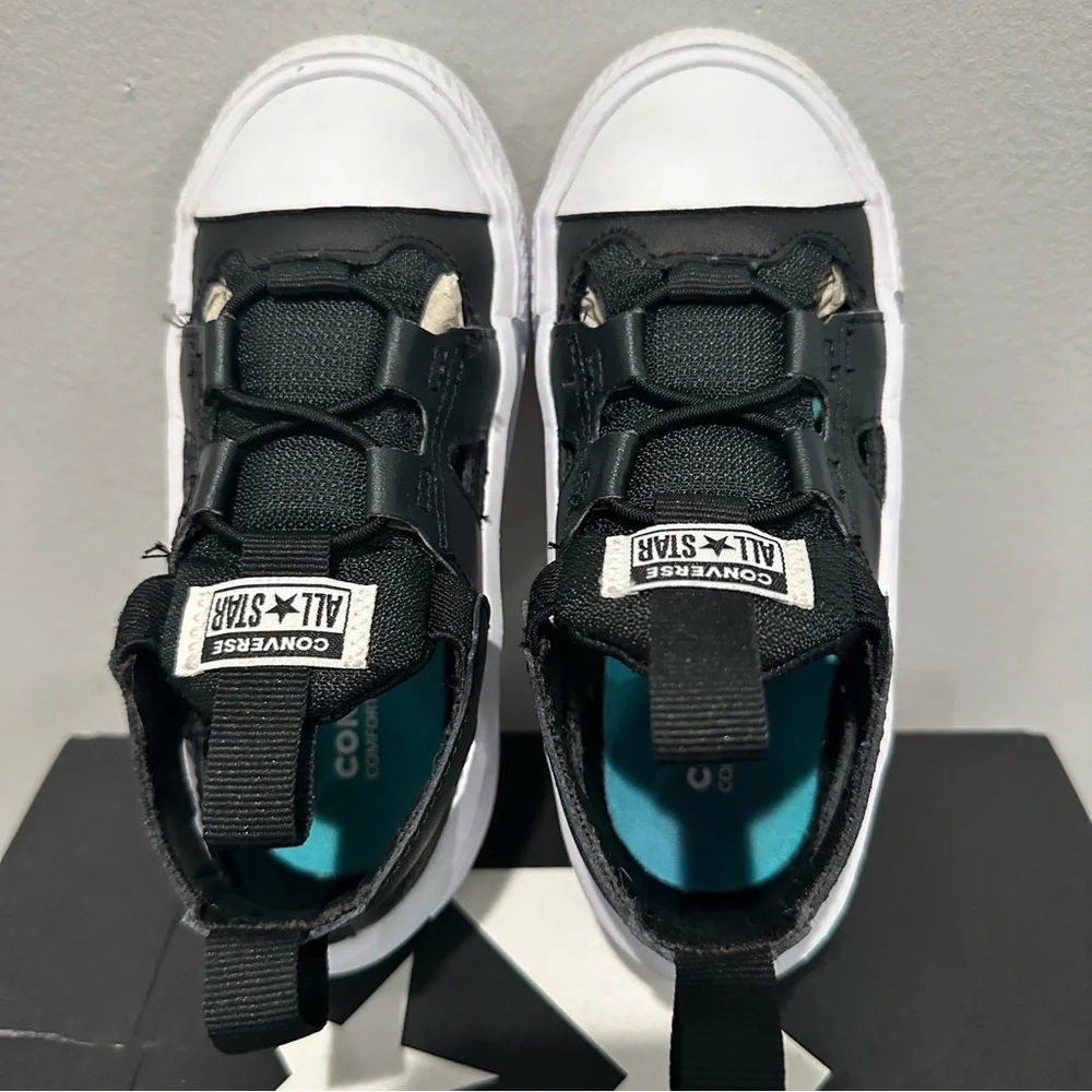 Converse Junior Chuck Taylor All Star Ultra Sandal Slip Black White Size…